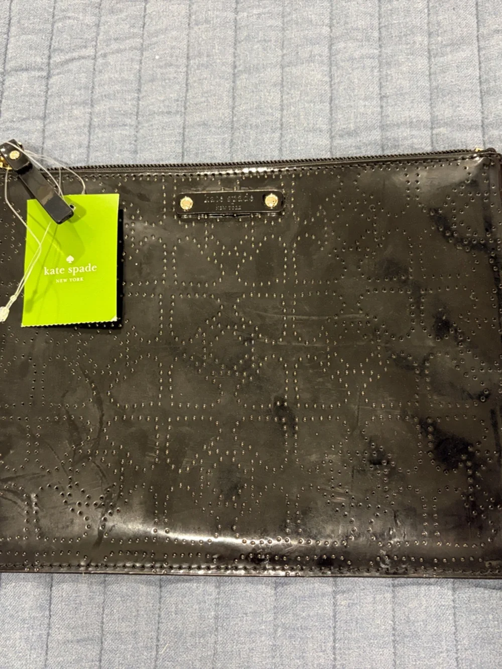 Kate Spade Black Zippered Pouch